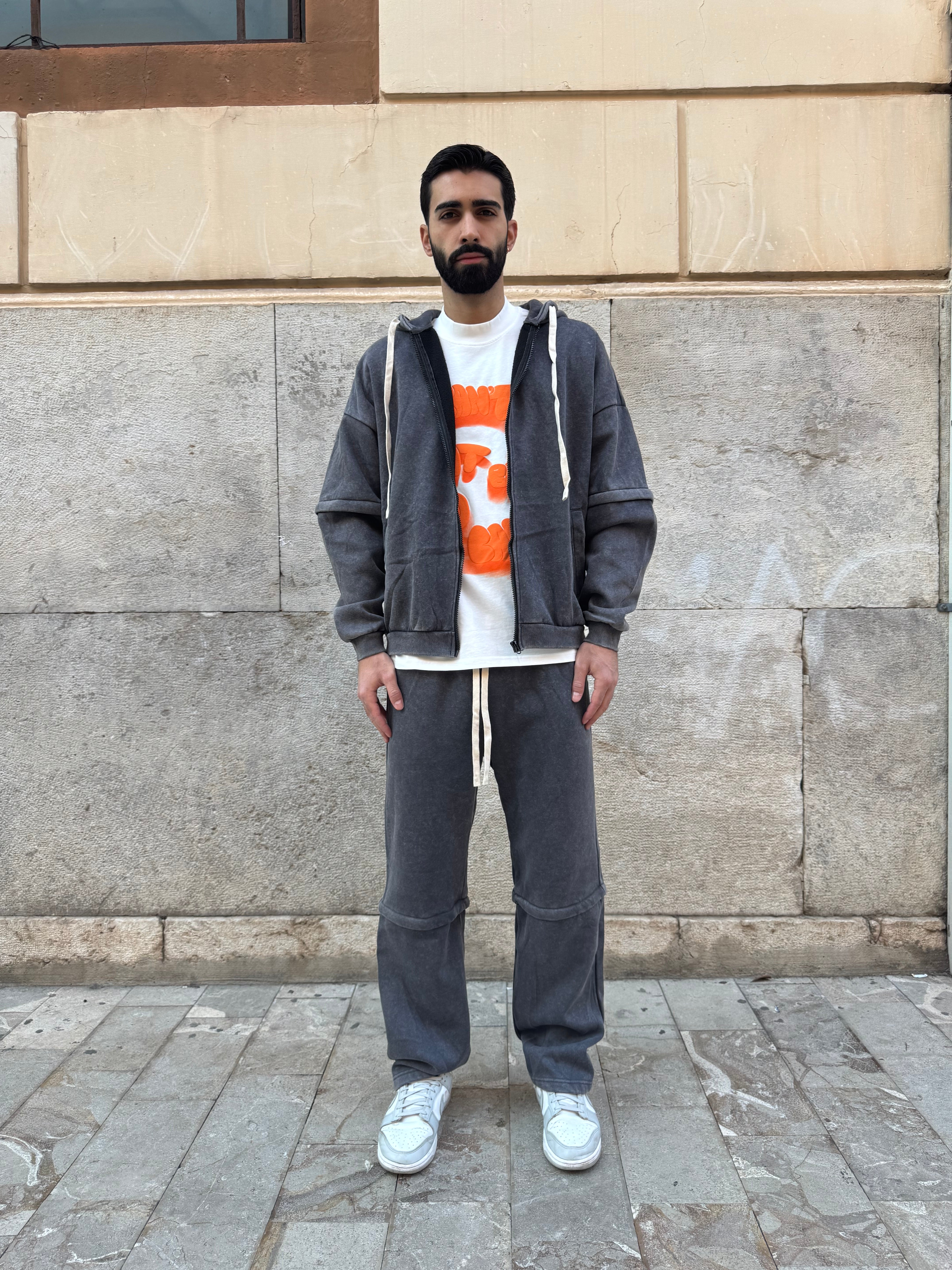 Pantalone tuta Zip