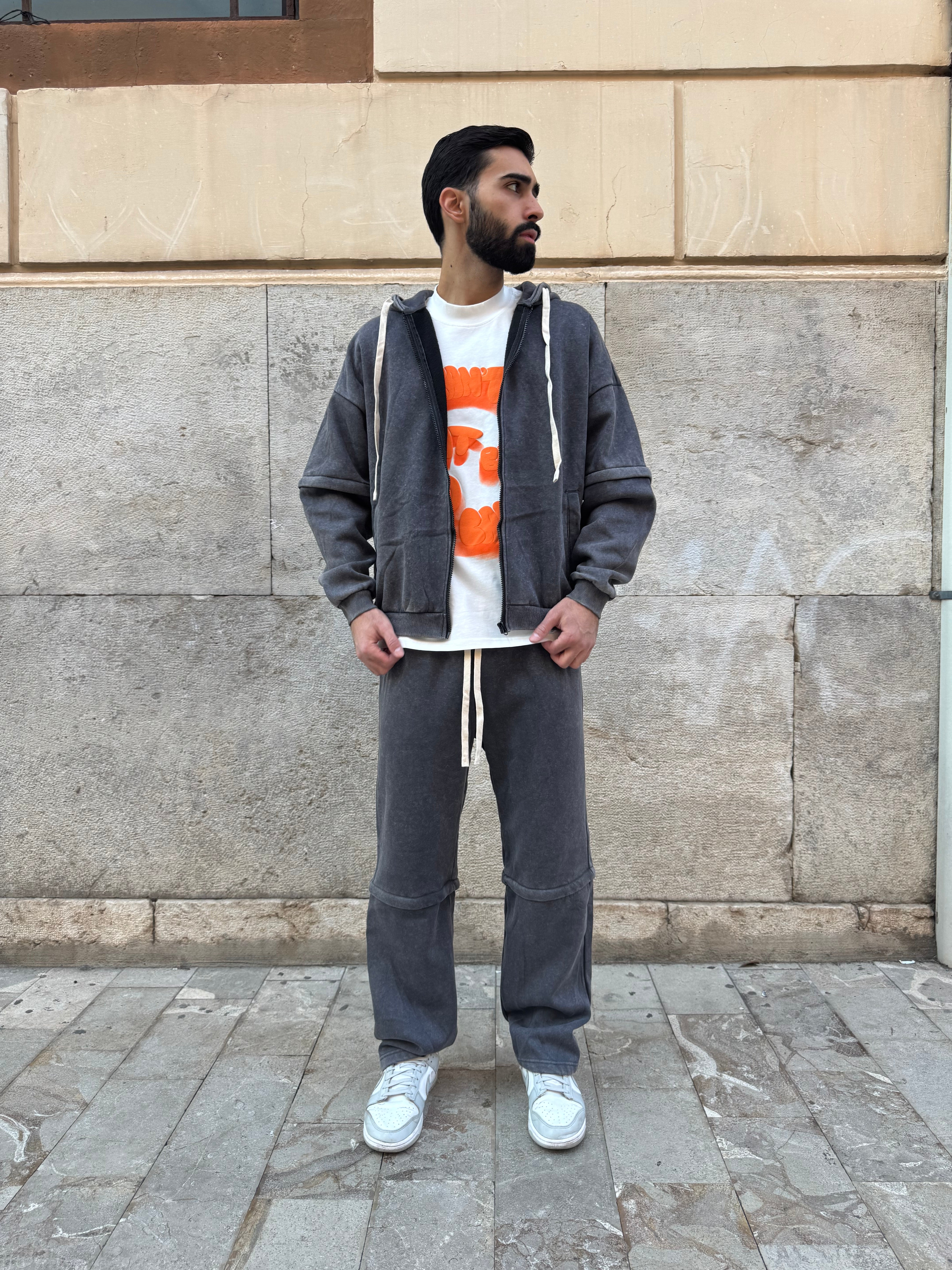 Pantalone tuta Zip